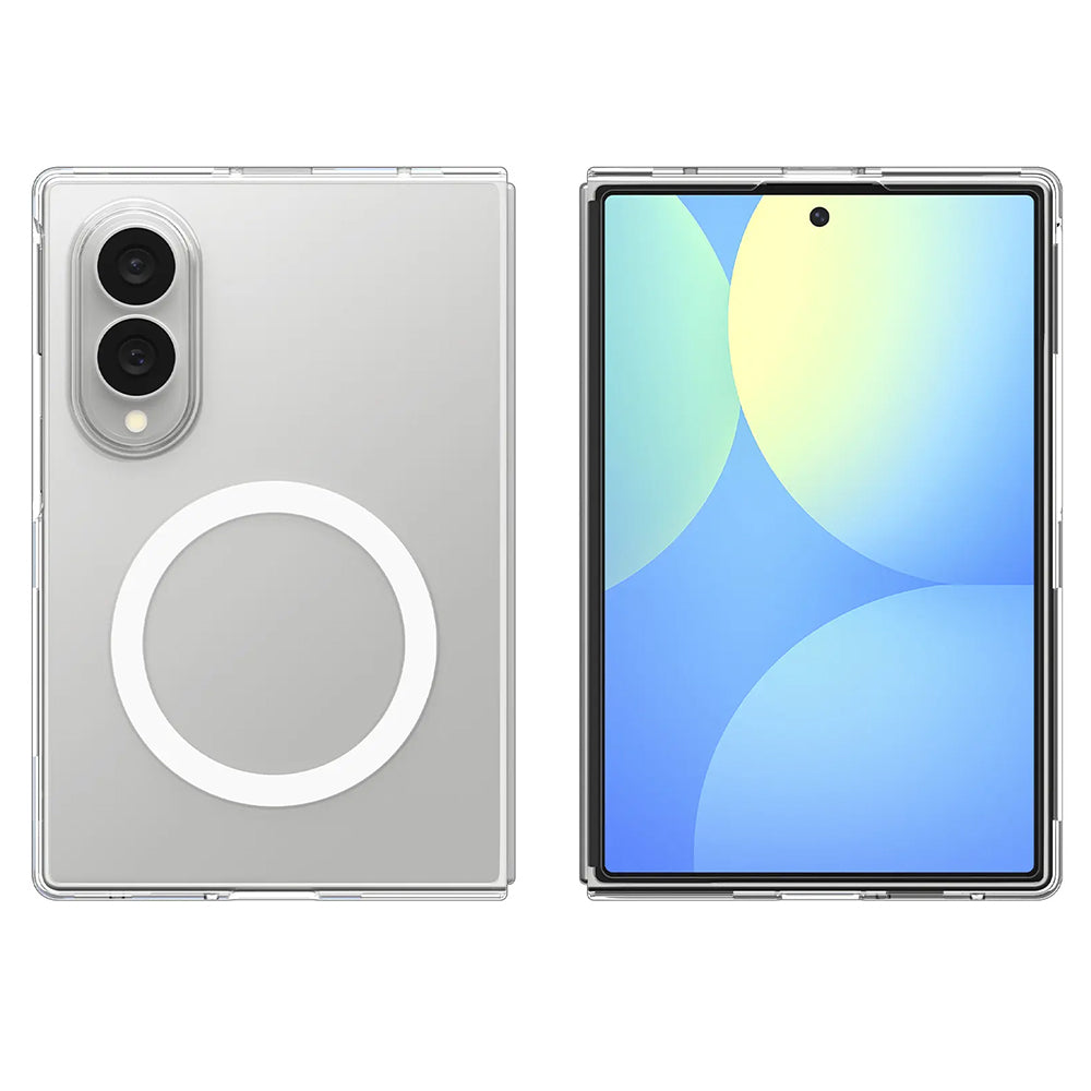 Калъф MagSafe за Samsung Galaxy Z Fold8 F971, Spigen, Air Skin, Прозрачен бял ACS11952