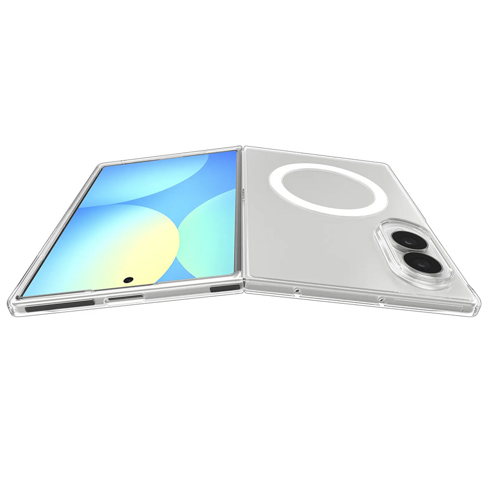 Калъф MagSafe за Samsung Galaxy Z Fold8 F971, Spigen, Air Skin, Прозрачен бял ACS11952