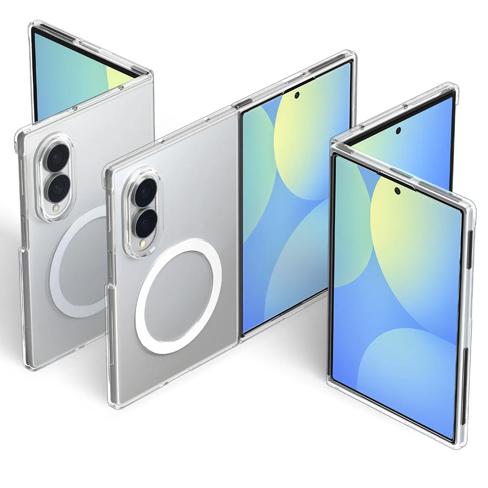 Калъф MagSafe за Samsung Galaxy Z Fold8 F971, Spigen, Air Skin, Прозрачен бял ACS11952