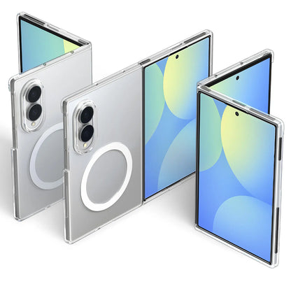 Калъф MagSafe за Samsung Galaxy Z Fold8 F971, Spigen, Air Skin, Прозрачен бял ACS11952