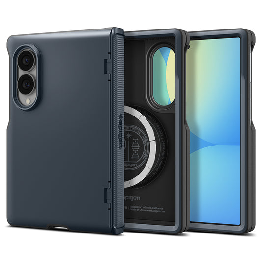 Калъф MagSafe за Samsung Galaxy Z Fold8 F971, Spigen, Slim Armor Pro, Син ACS11951