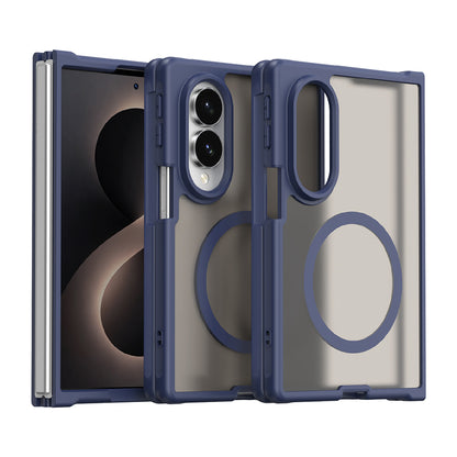 MagSafe Case for Samsung Galaxy Z Fold8 F971, Techsuit, HaloFrost II, Navy Blue