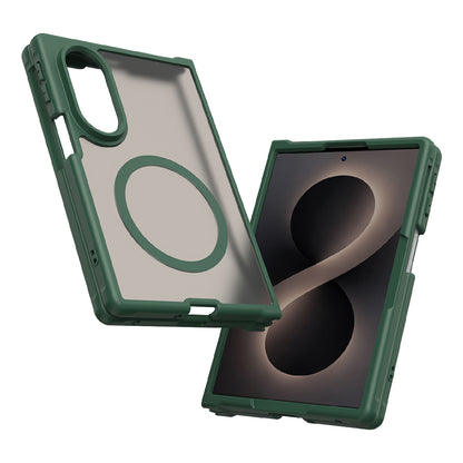 Калъф MagSafe за Samsung Galaxy Z Fold8 F971, Techsuit, HaloFrost II, Зелен