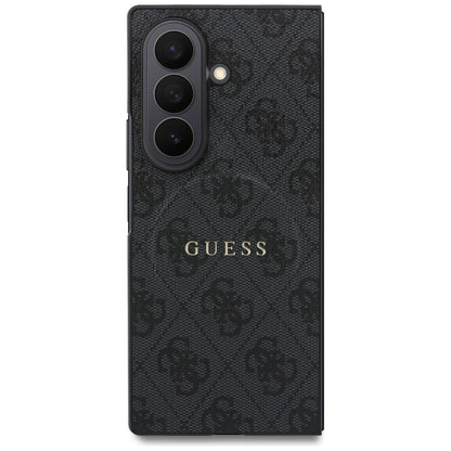 Калъф MagSafe за Samsung Galaxy Z Fold8 Ultra F976, Guess, 4G Leather Classic, Черен
