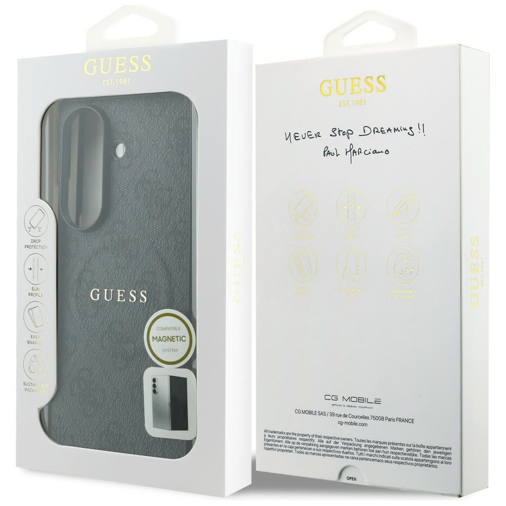 Калъф MagSafe за Samsung Galaxy Z Fold8 Ultra F976, Guess, 4G Leather Classic, Черен