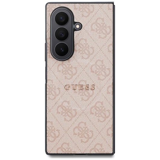 Калъф MagSafe за Samsung Galaxy Z Fold8 Ultra F976, Guess, 4G Leather Classic, Розов