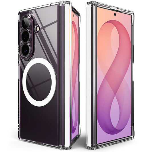 Калъф MagSafe за Samsung Galaxy Z Fold8 Ultra F976, Ringke, Fusion Flap, Прозрачен