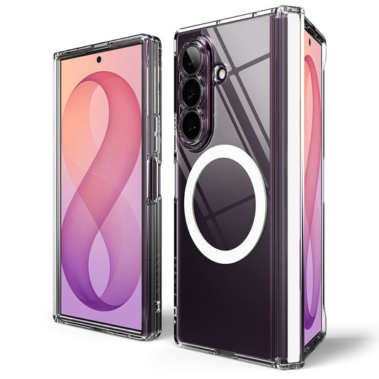 Калъф MagSafe за Samsung Galaxy Z Fold8 Ultra F976, Ringke, Fusion Flap, Прозрачен