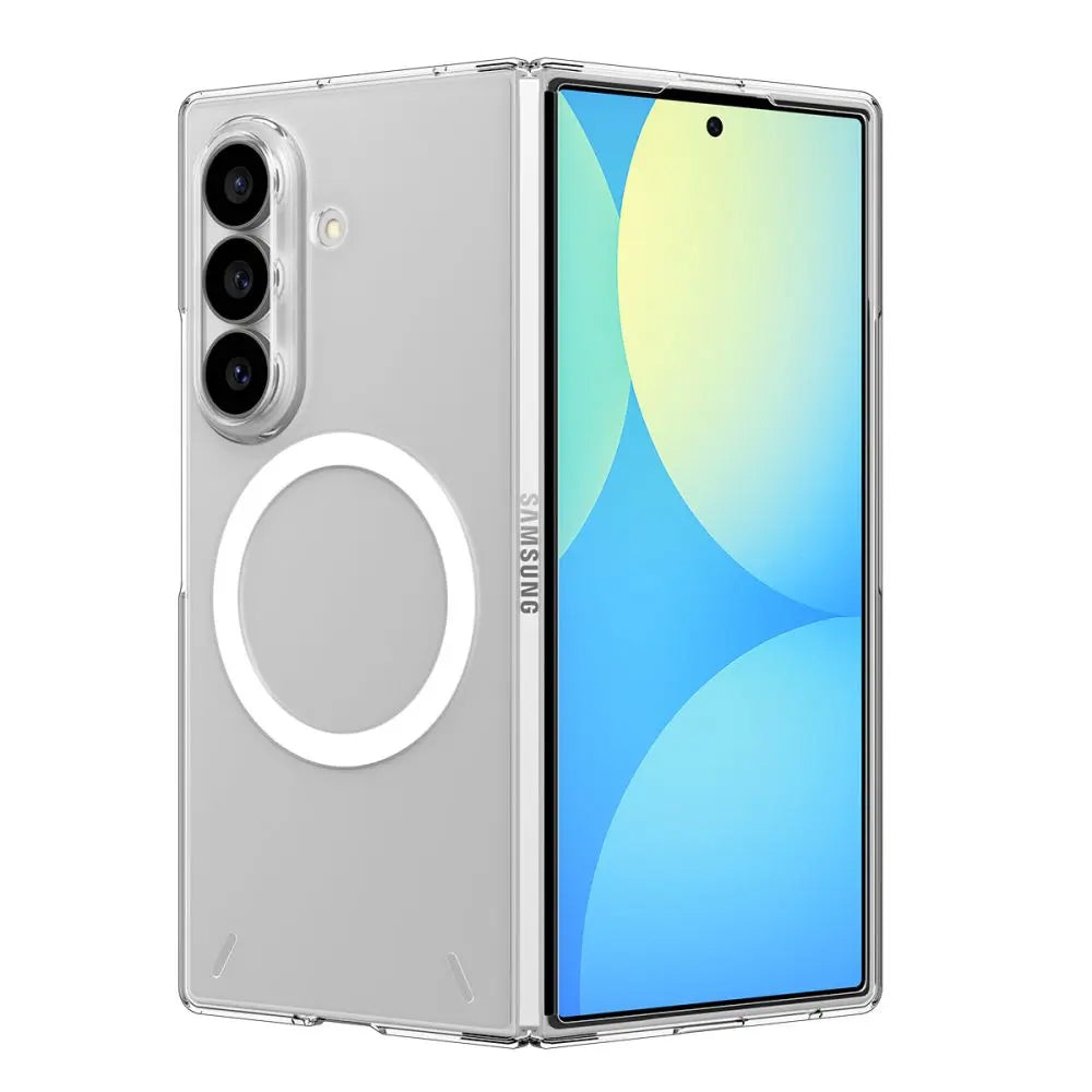 Калъф MagSafe за Samsung Galaxy Z Fold8 Ultra F976, Spigen, Air Skin, Прозрачен бял ACS11505