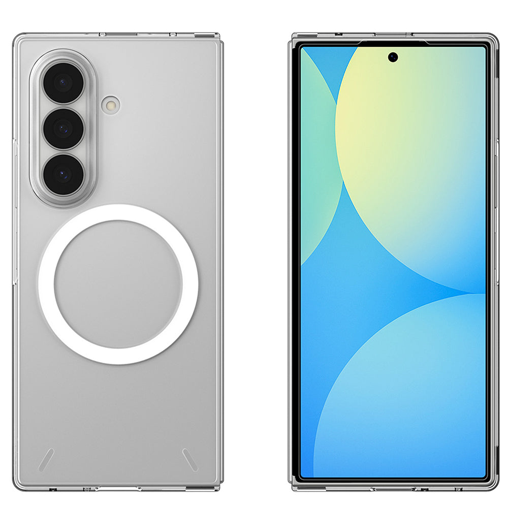 Калъф MagSafe за Samsung Galaxy Z Fold8 Ultra F976, Spigen, Air Skin, Прозрачен бял ACS11505