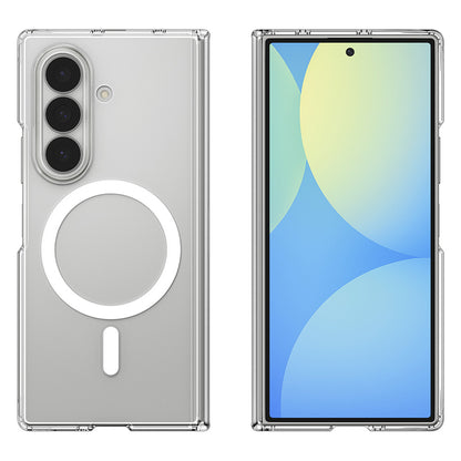 MagSafe Case for Samsung Galaxy Z Fold8 Ultra F976, Spigen, Air Skin Zero, Clear White ACS11495