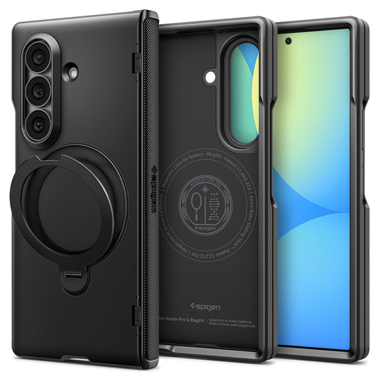 Калъф MagSafe за Samsung Galaxy Z Fold8 Ultra F976, Spigen, Slim Armor Pro S, Черен ACS11778