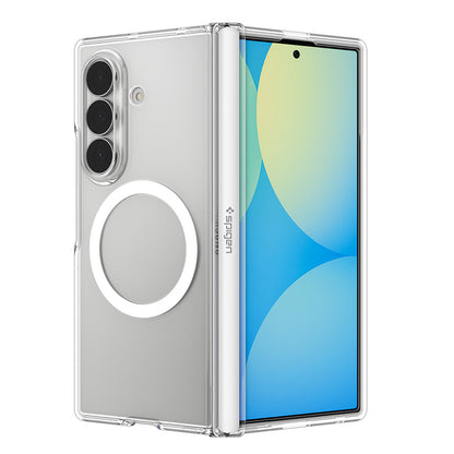 Калъф MagSafe за Samsung Galaxy Z Fold8 Ultra F976, Spigen, Ultra Hybrid Pro, Прозрачен бял ACS11506