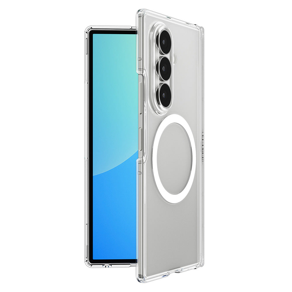 Калъф MagSafe за Samsung Galaxy Z Fold8 Ultra F976, Spigen, Ultra Hybrid Pro, Прозрачен бял ACS11506