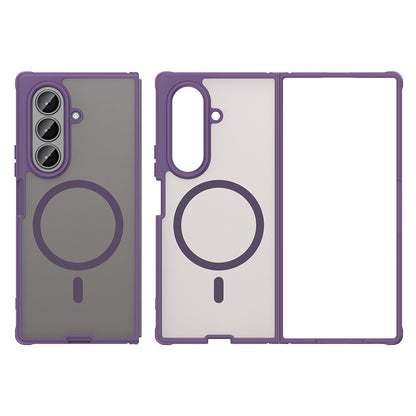 MagSafe Case for Samsung Galaxy Z Fold8 Ultra F976, Techsuit, HaloFrost II, Purple