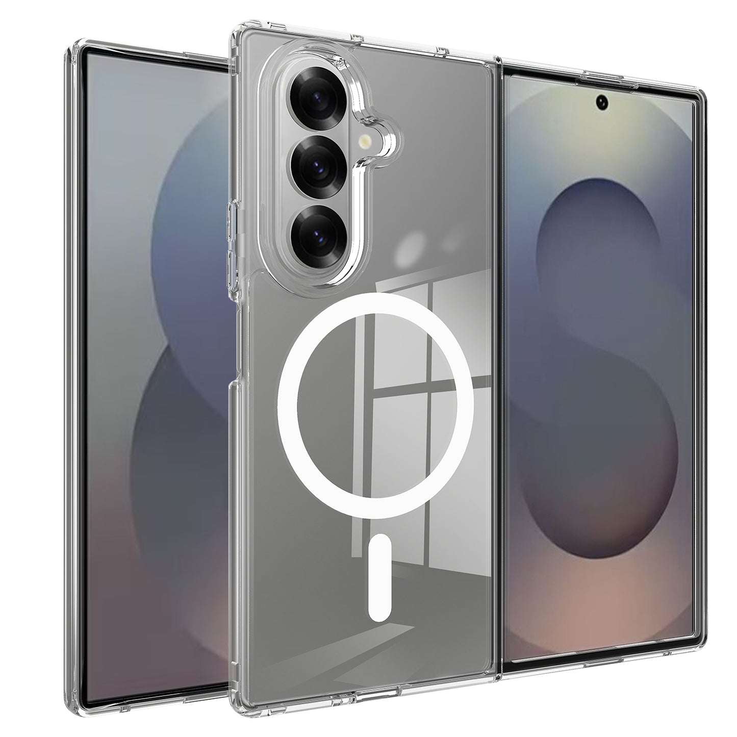 Калъф MagSafe за Samsung Galaxy Z Fold8 Ultra F976, Techsuit, Pro, Прозрачен
