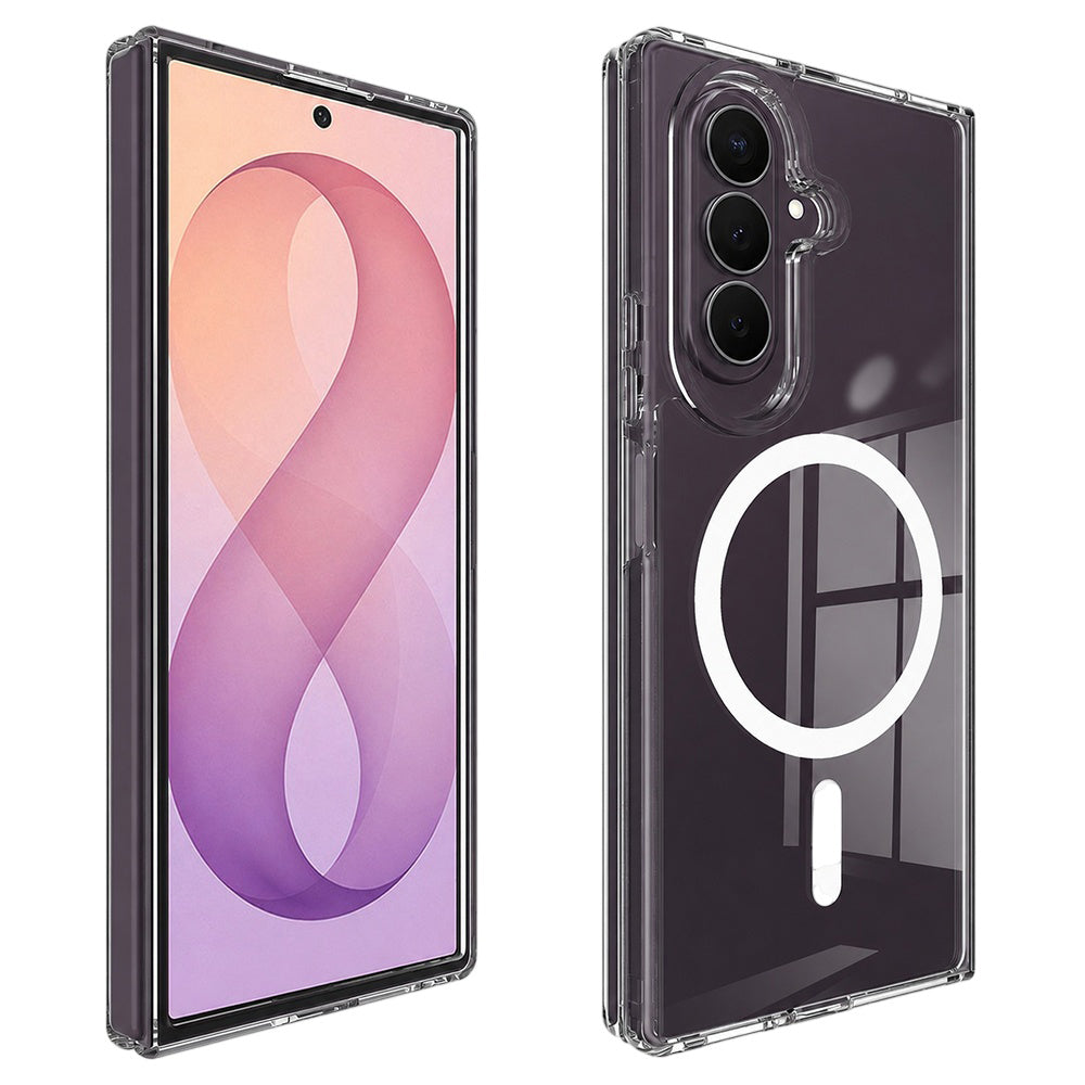 Калъф MagSafe за Samsung Galaxy Z Fold8 Ultra F976, Techsuit, Pro, Прозрачен