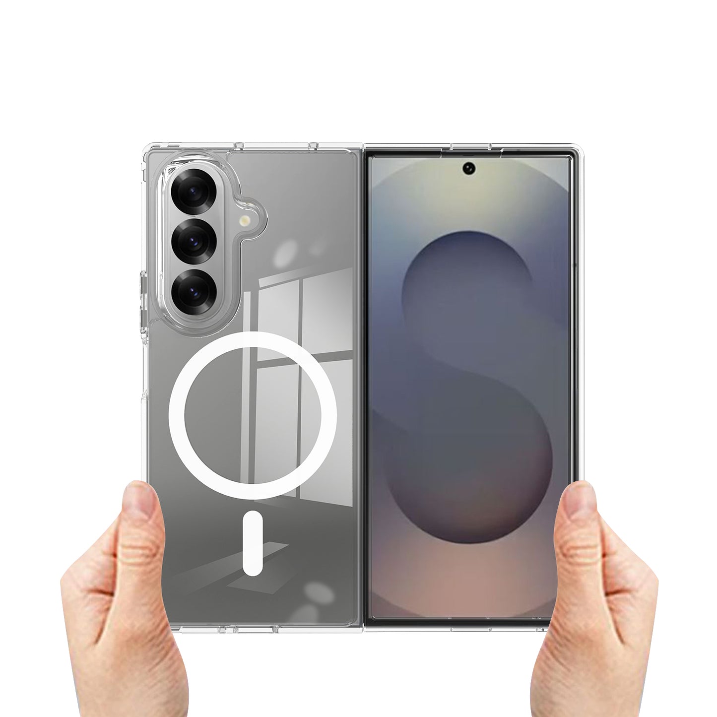 Калъф MagSafe за Samsung Galaxy Z Fold8 Ultra F976, Techsuit, Pro, Прозрачен