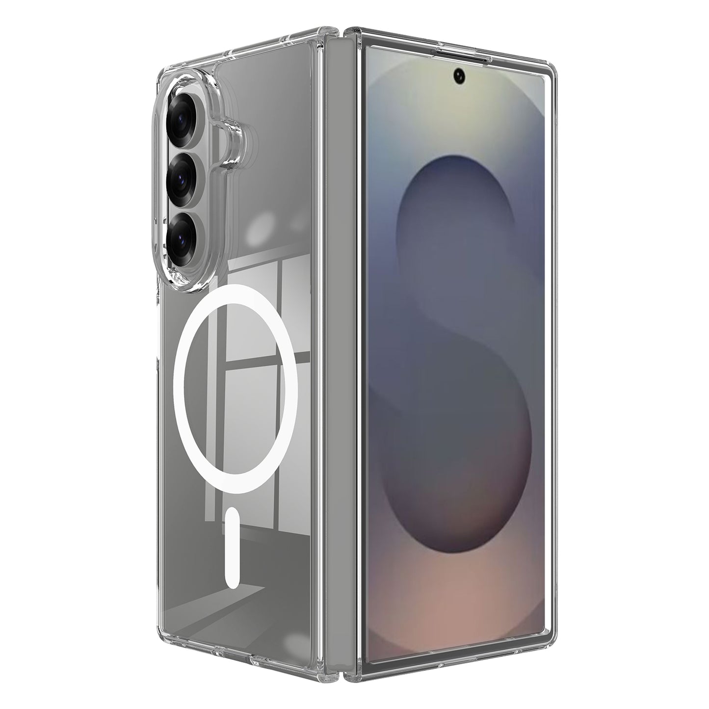 Калъф MagSafe за Samsung Galaxy Z Fold8 Ultra F976, Techsuit, Pro, Прозрачен