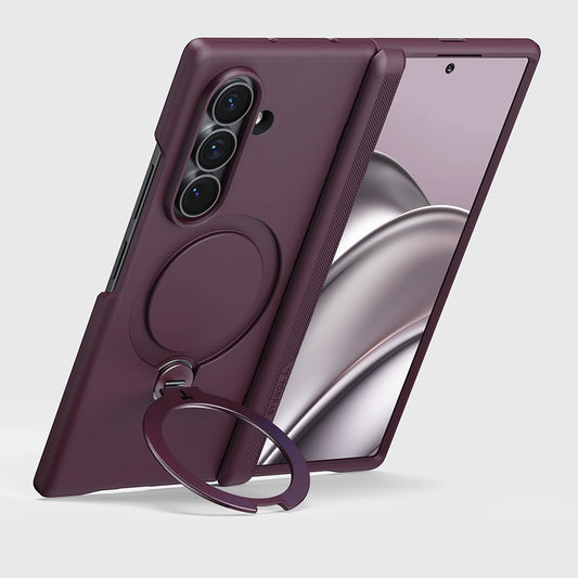 Калъф MagSafe за Samsung Galaxy Z Fold8 Ultra F976, Torras, Ostand Q3 Spin, Лилав