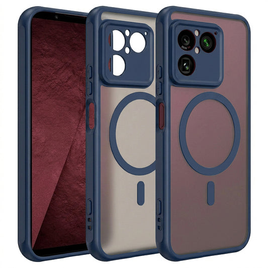 Калъф MagSafe за Sony Xperia 1 VIII, Techsuit, HaloFrost II, Тъмносин