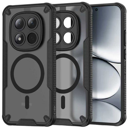 Калъф MagSafe за Xiaomi Poco M8 Pro / Redmi Note 15 Pro+ 5G, Tech-Protect, Rugged Shield, Черен