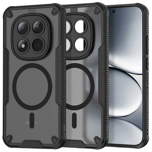 MagSafe Case for Xiaomi Poco M8 Pro / Redmi Note 15 Pro+ 5G, Tech-Protect, Rugged Shield, Black