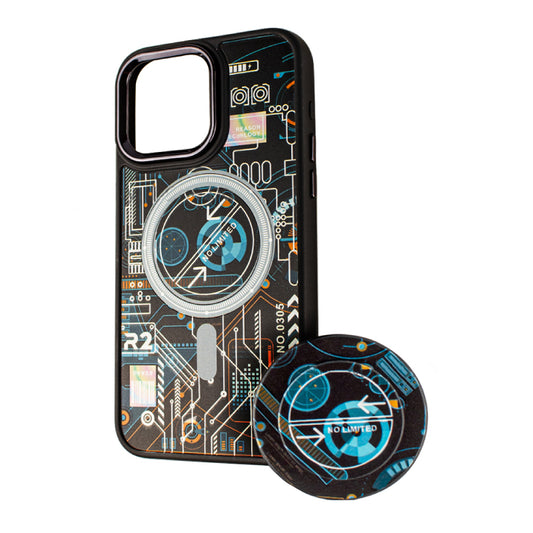 Калъф MagSafe за Xiaomi Redmi A2 / A1, BOTER, MagPopsocket Technology, Многоцветен
