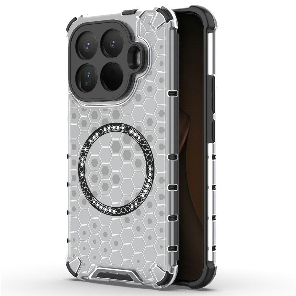 Калъф MagSafe за Xiaomi 15T Pro, Techsuit, HoneyComb Shield, Бял