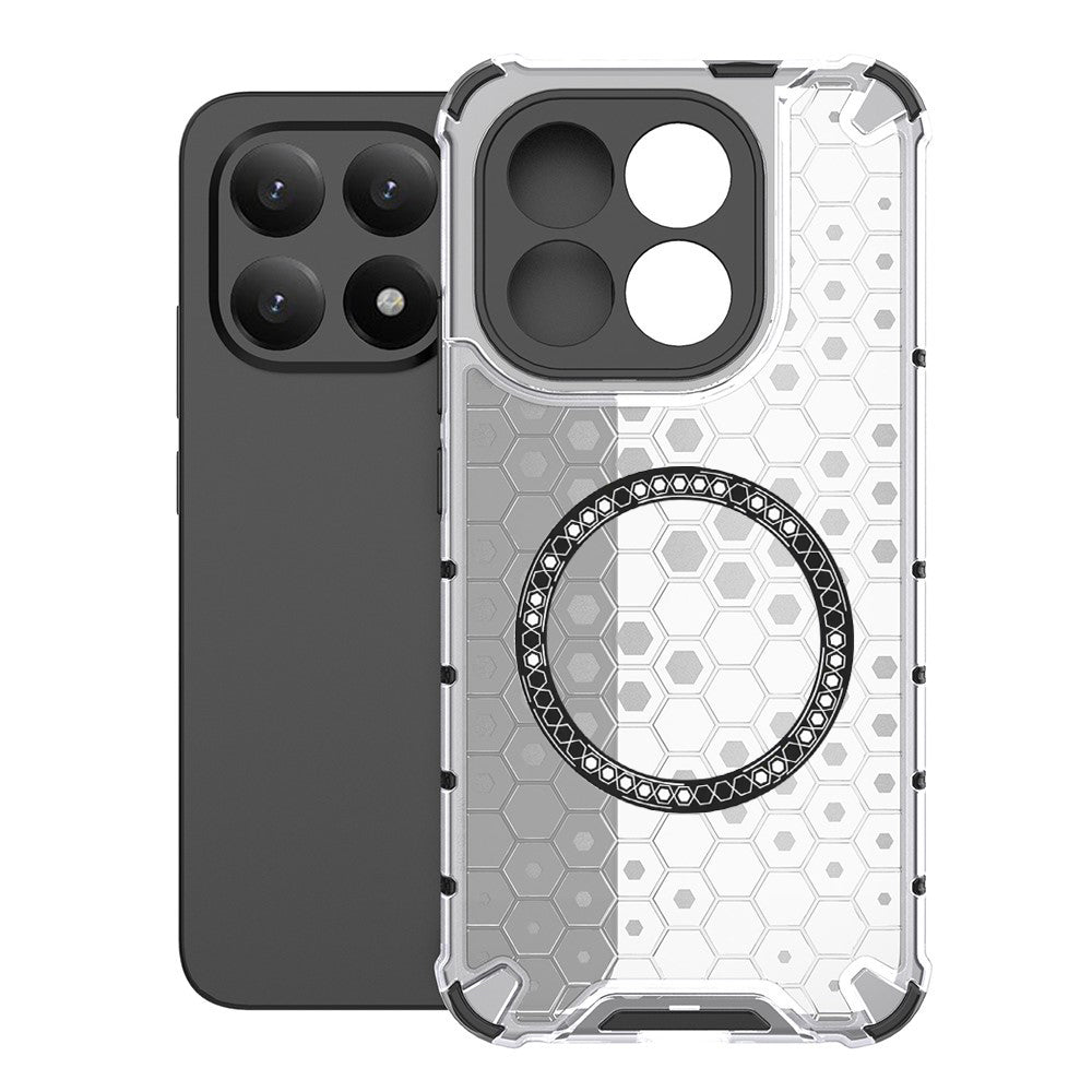 Калъф MagSafe за Xiaomi 15T, Techsuit, HoneyComb Shield, Бял