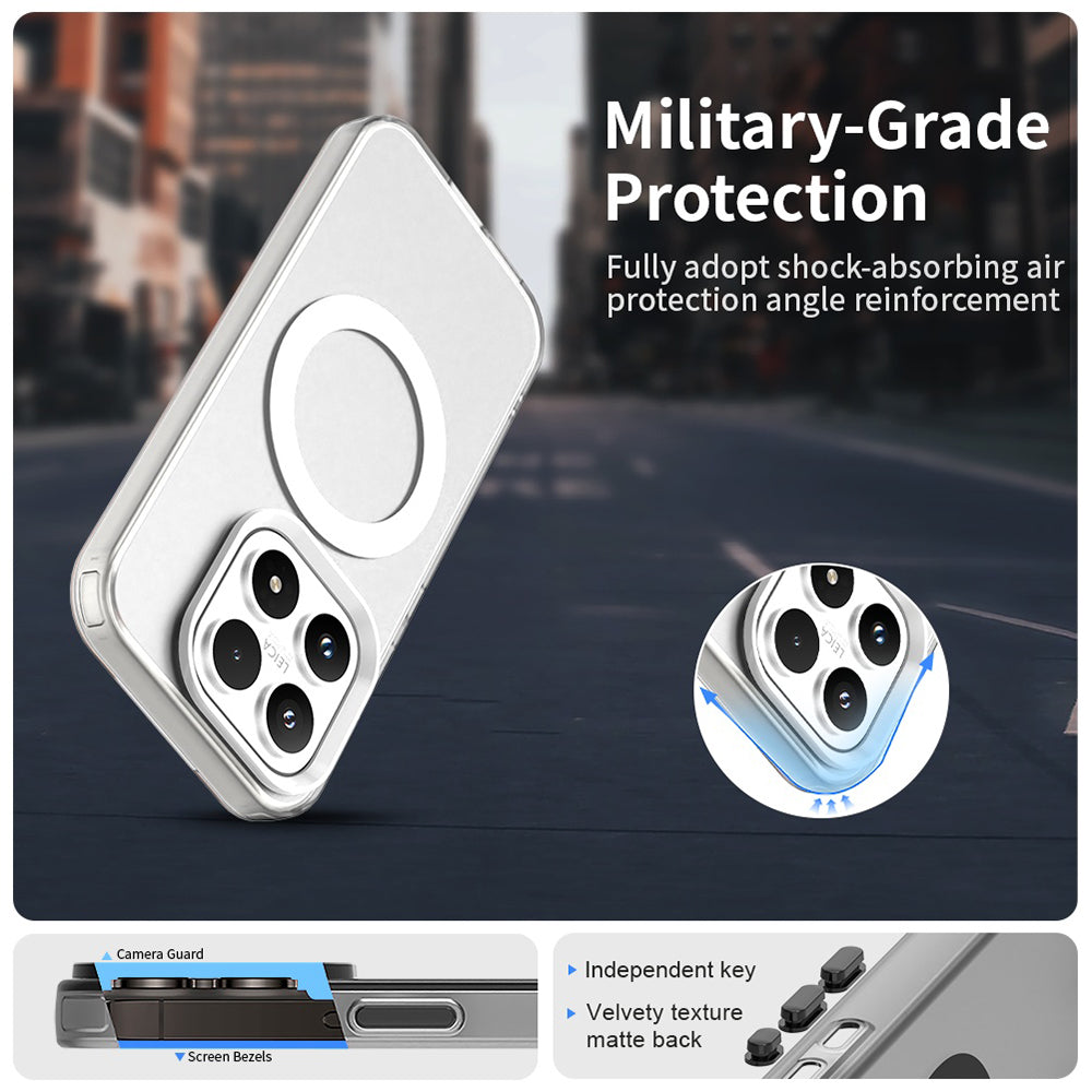 Калъф MagSafe за Xiaomi 17, Techsuit, CandyCase, Бял