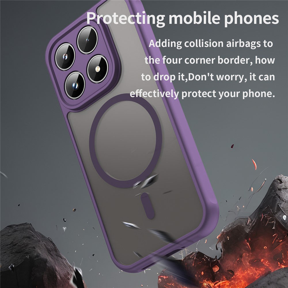 Калъф MagSafe за Xiaomi 17, Techsuit, HaloFrost II, Лилав