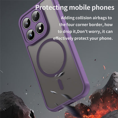 Калъф MagSafe за Xiaomi 17, Techsuit, HaloFrost II, Лилав