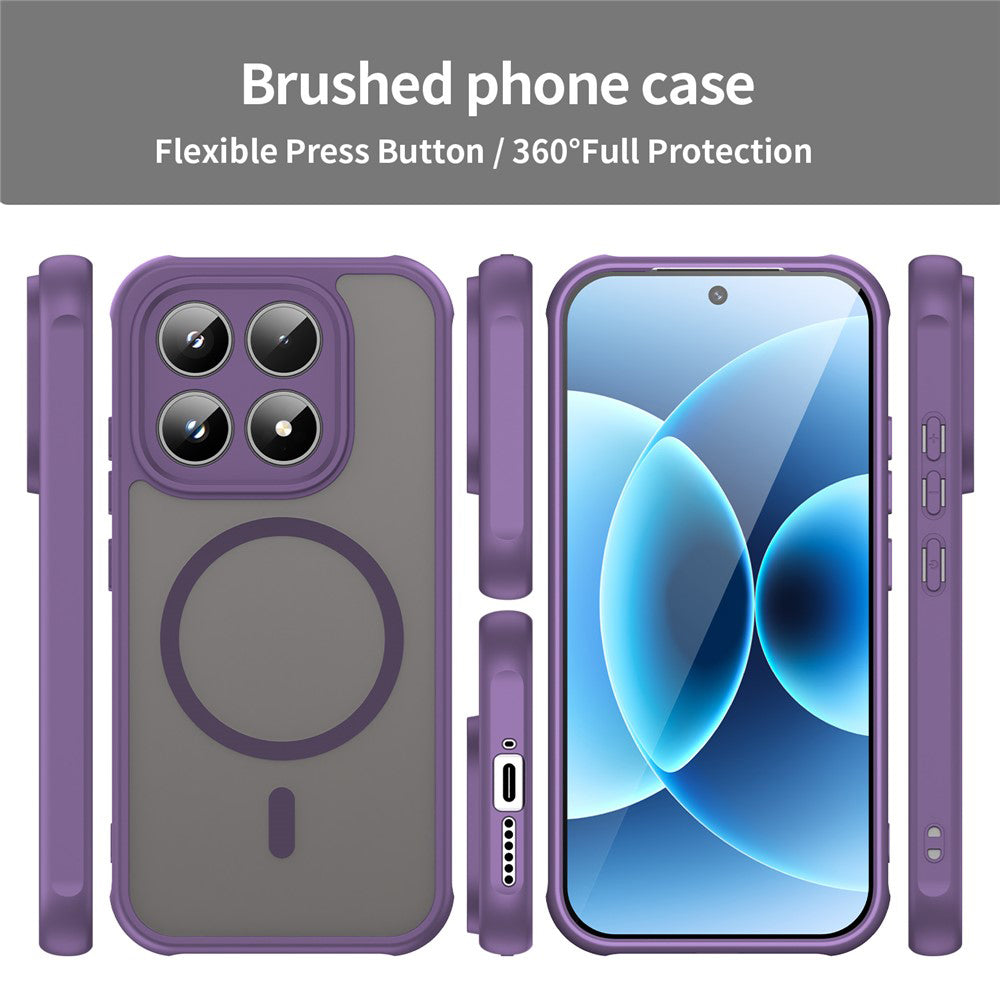 Калъф MagSafe за Xiaomi 17, Techsuit, HaloFrost II, Лилав