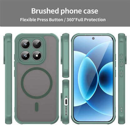 Калъф MagSafe за Xiaomi 17, Techsuit, HaloFrost II, зелен