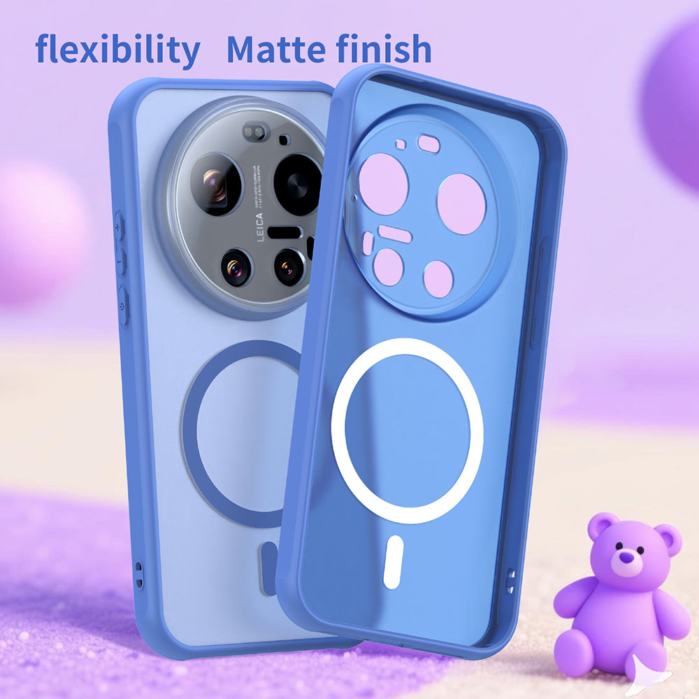 Калъф MagSafe за Xiaomi 17 Ultra, Techsuit, HaloFrost II, Син