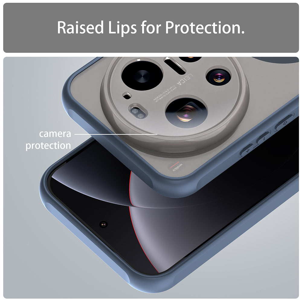 Калъф MagSafe за Xiaomi 17 Ultra, Techsuit, HaloFrost II, Тъмносин
