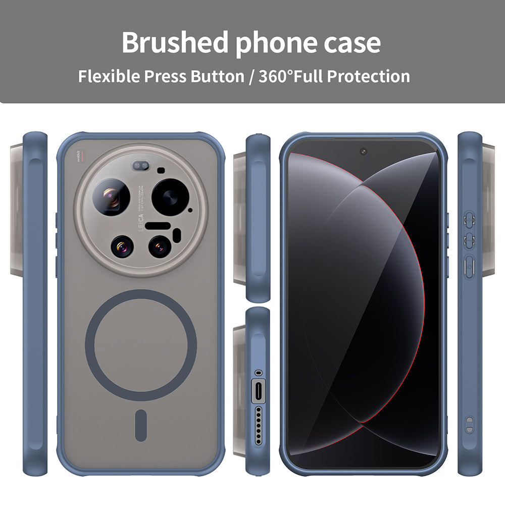 Калъф MagSafe за Xiaomi 17 Ultra, Techsuit, HaloFrost II, Тъмносин