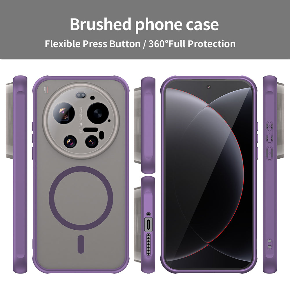 Калъф MagSafe за Xiaomi 17 Ultra, Techsuit, HaloFrost II, Лилав