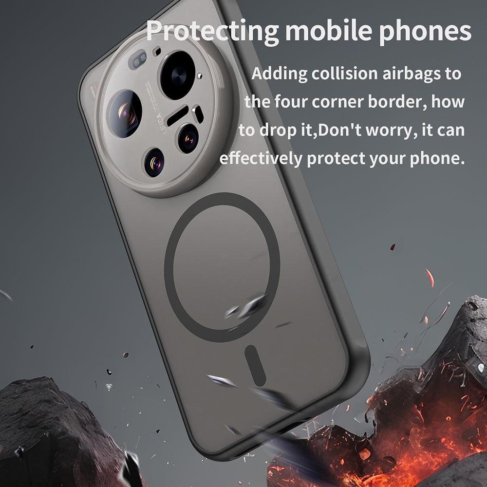 Калъф MagSafe за Xiaomi 17 Ultra, Techsuit, HaloFrost II, Черен