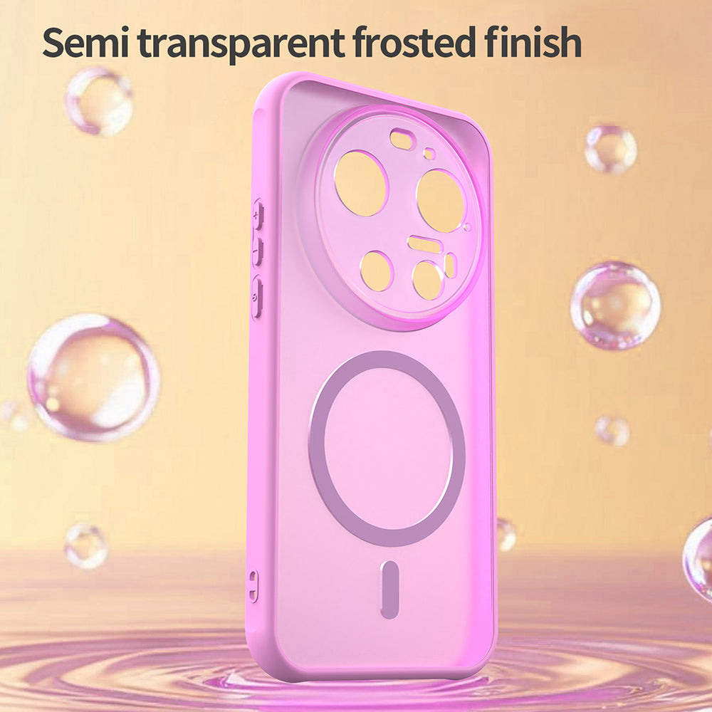 Калъф MagSafe за Xiaomi 17 Ultra, Techsuit, HaloFrost II, Розов
