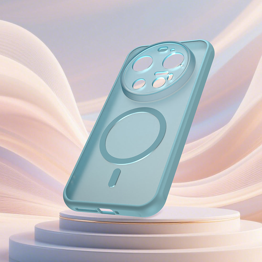 Калъф MagSafe за Xiaomi 17 Ultra, Techsuit, HaloFrost II, Светлозелен