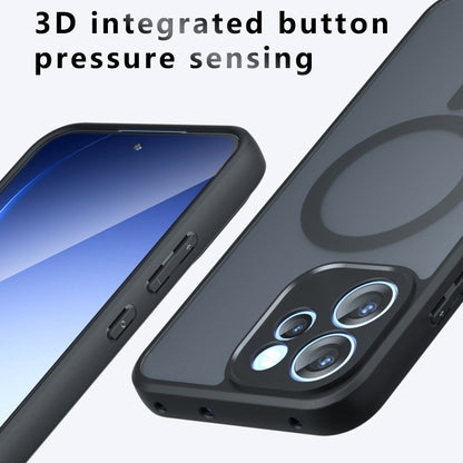 Калъф MagSafe за Xiaomi 17T, Techsuit, PureFrost, Черен сатен