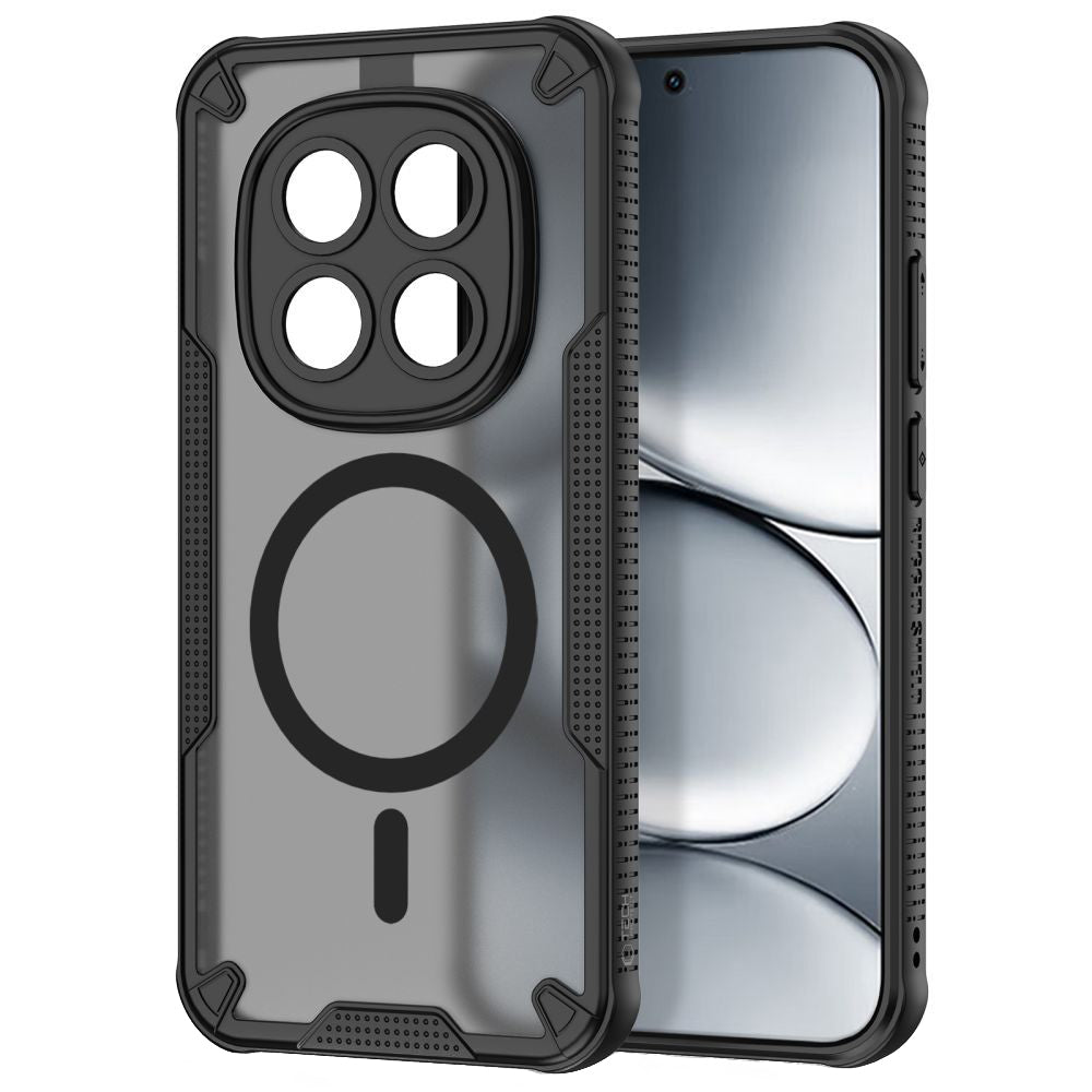 Калъф MagSafe за Xiaomi Poco M8 Pro / Redmi Note 15 Pro+ 5G, Tech-Protect, Rugged Shield, Черен