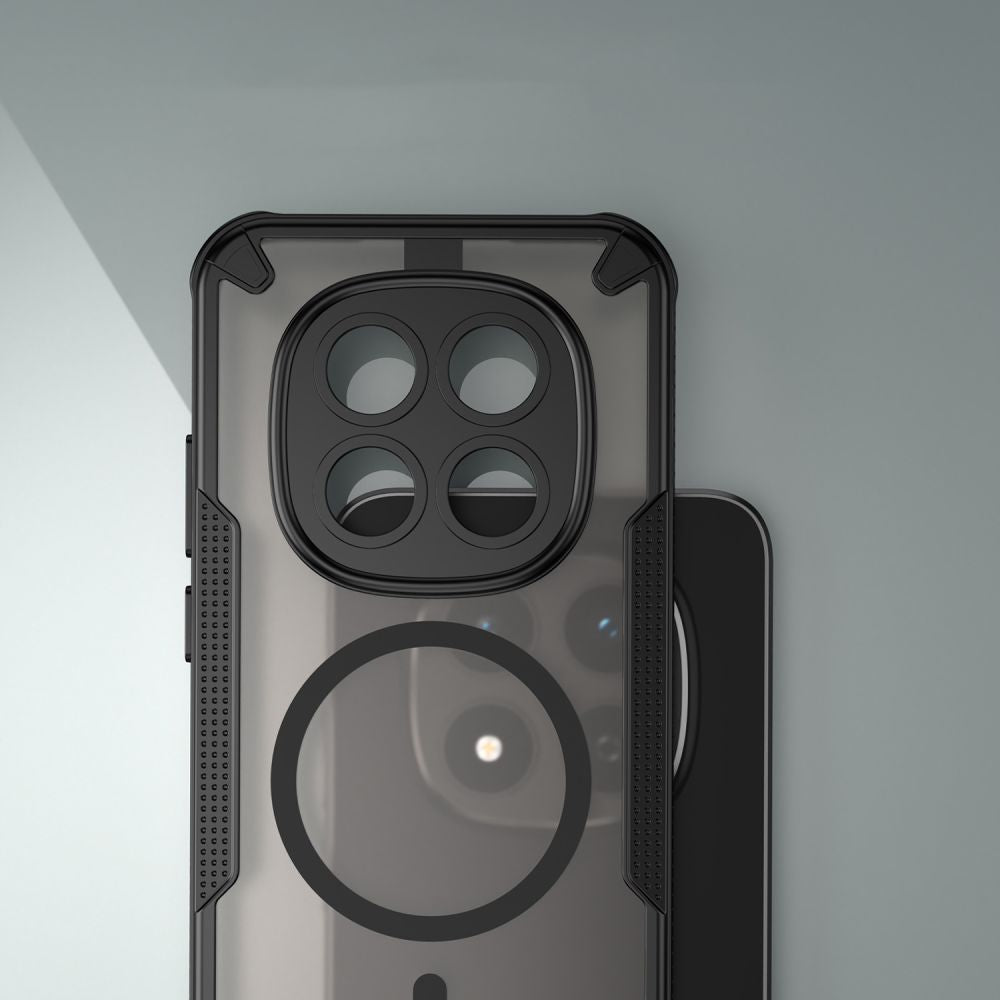 Калъф MagSafe за Xiaomi Redmi Note 15 Pro 5G, Tech-Protect, Rugged Shield, Черен