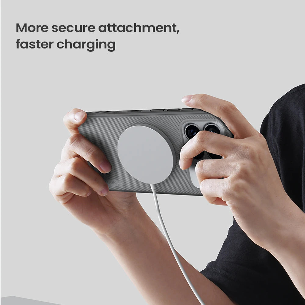 MagSafe Case for Xiaomi Poco F8 Ultra, Nillkin, Super Shield Pro, Transparent Black
