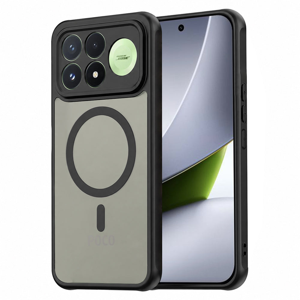Калъф MagSafe за Xiaomi Poco F9 Pro, Techsuit, HaloFrost II, черен
