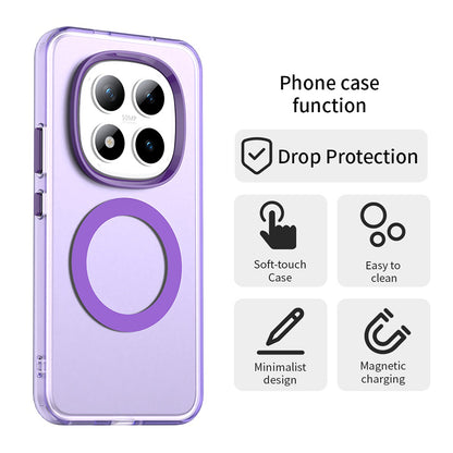 Калъф MagSafe за Xiaomi Poco M8 Pro / Redmi Note 15 Pro+ 5G, Techsuit, CandyCase, Лилав