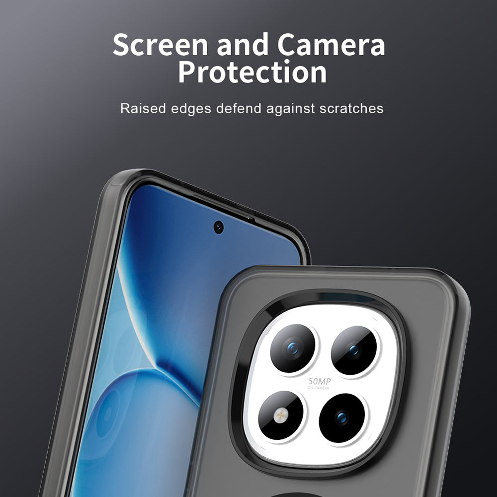 Калъф MagSafe за Xiaomi Poco M8 Pro / Redmi Note 15 Pro+ 5G, Techsuit, CandyCase, Черен