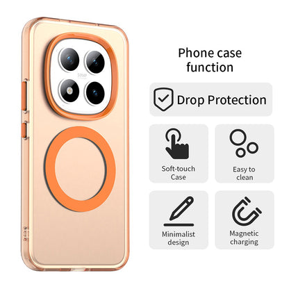 Калъф MagSafe за Xiaomi Poco M8 Pro / Redmi Note 15 Pro+ 5G, Techsuit, CandyCase, Оранжев